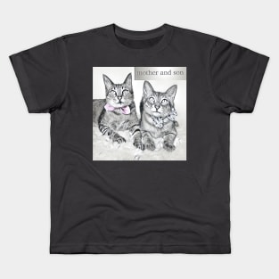 MOTHER AND SON ART Kids T-Shirt